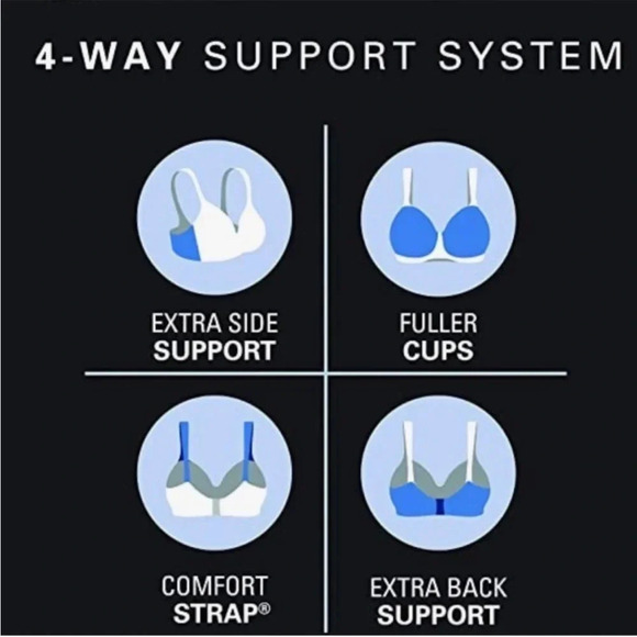 Playtex 18 Hour Bra • WHITE • 4159 • Active Breathable - Picture 8 of 8